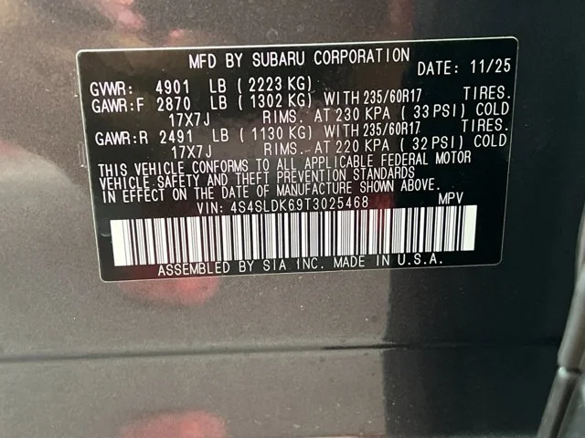 New 2026 MAGNETITE GRAY METALLIC Subaru Wilderness image 56