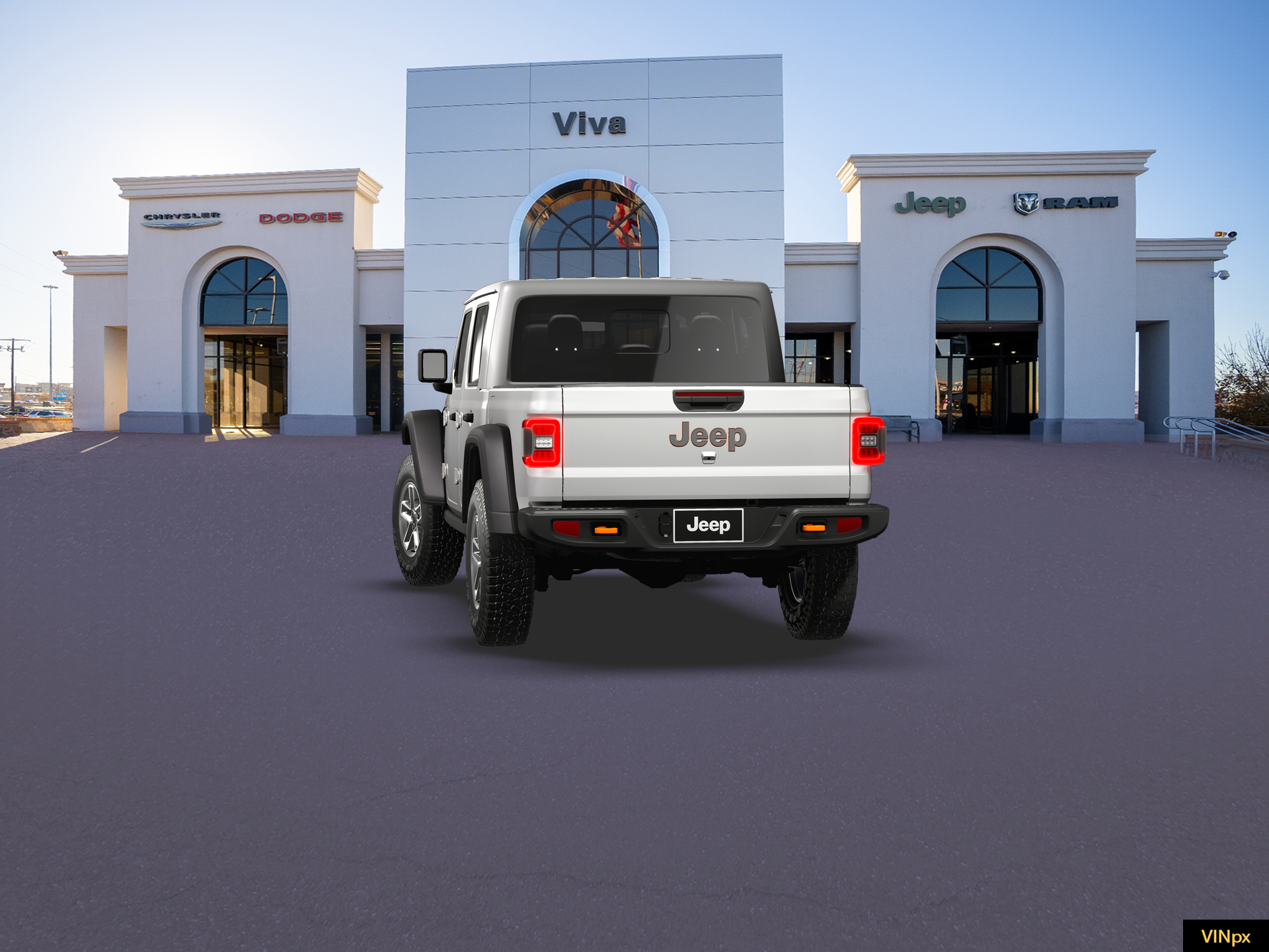 New 2026 Bright White Clear-Coat Exterior Paint Jeep Mojave image 24
