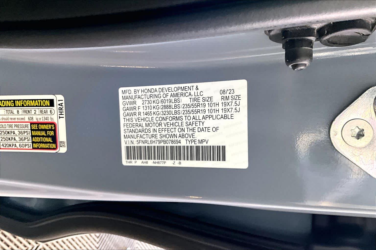 Used 2023 Sonic Gray Pearl Honda Sport image 33