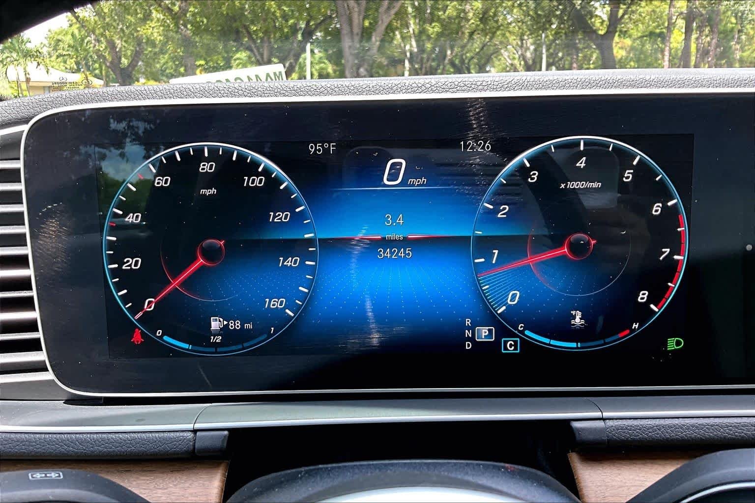 Used 2021 Lunar Blue Metallic Mercedes-Benz GLE 350 image 24