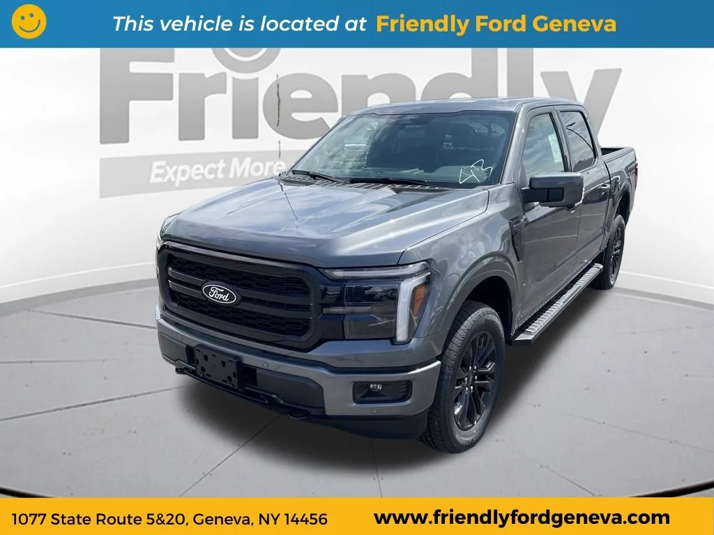 New 2026 Carbonized Gray Metallic Ford Lariat® image 1