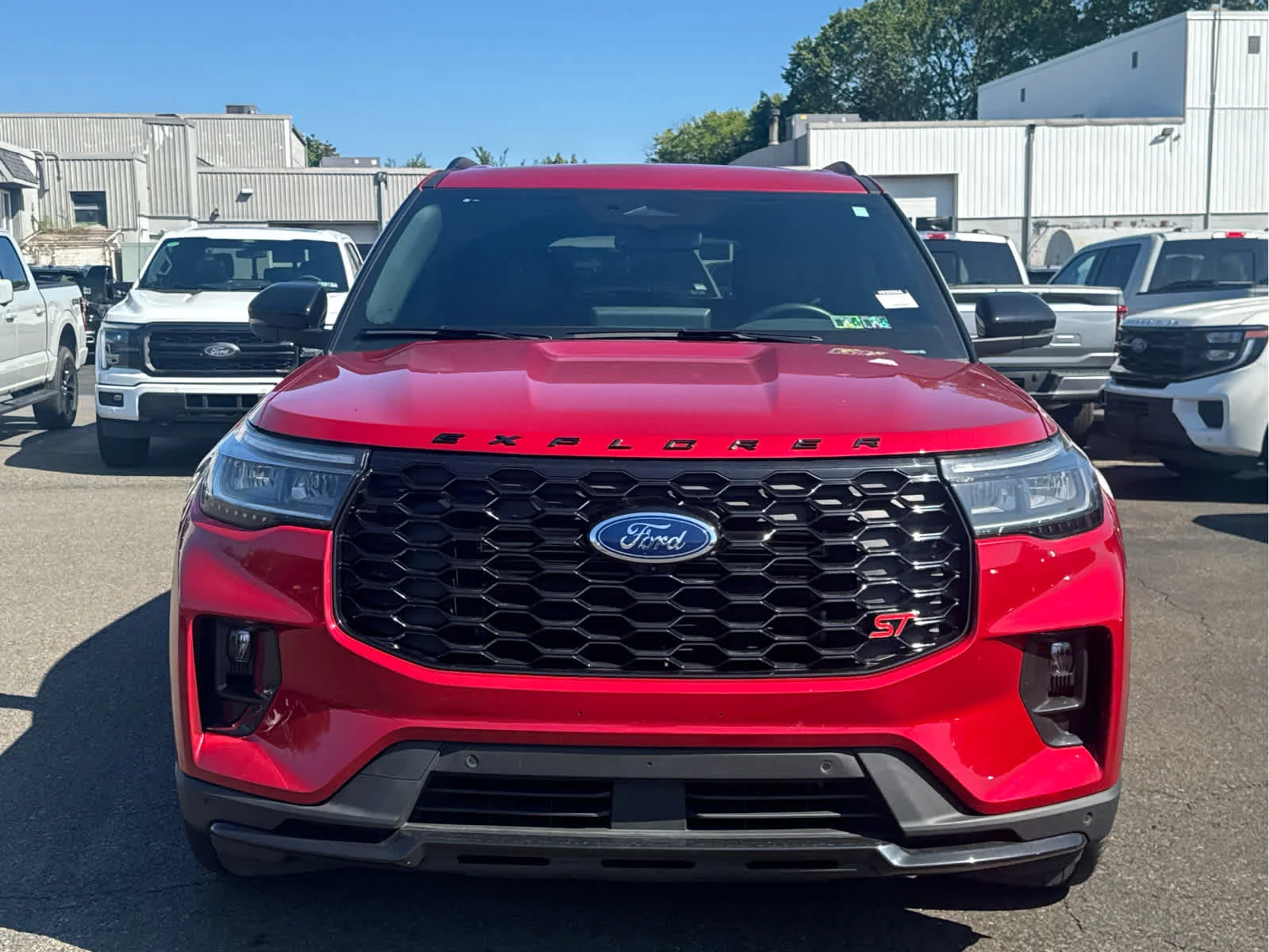 Used 2025 Rapid Red Metallic Tinted Clearcoat Ford ST image 7
