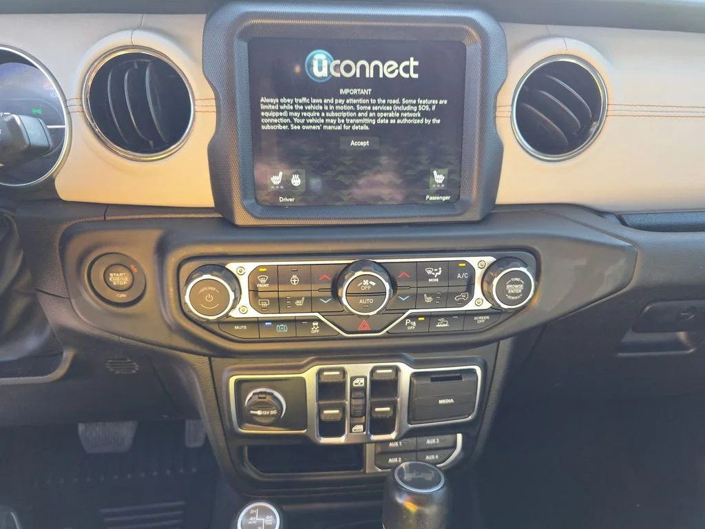 Used 2023 White Jeep Sahara 4xe image 6