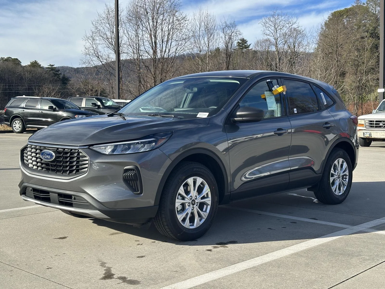 New 2026 Carbonized Gray Metallic Ford Active image 3
