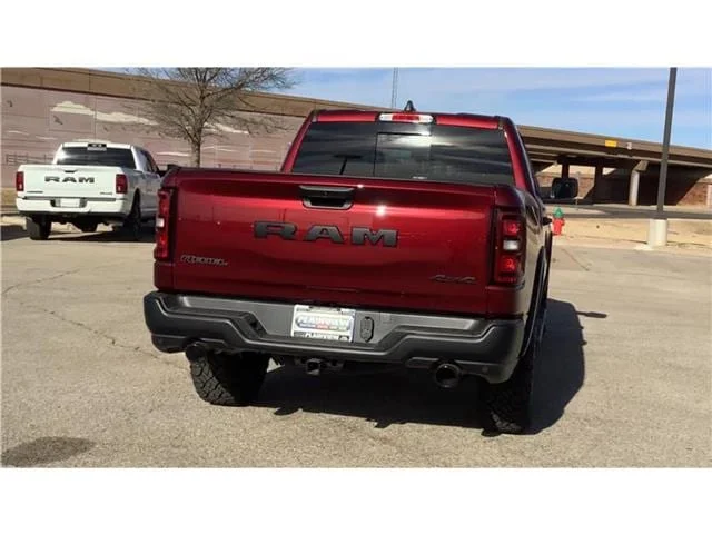 New 2026 Delmonico Red Pearl-Coat  Paint Ram REBEL CREW CAB 4X4 5