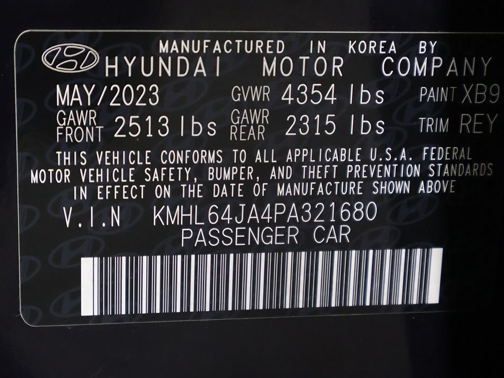Used 2023 Blue Hyundai SEL image 42