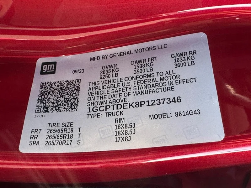 Certified Used 2023 Radiant Red Chevrolet 4WD Crew Cab Z71 image 24