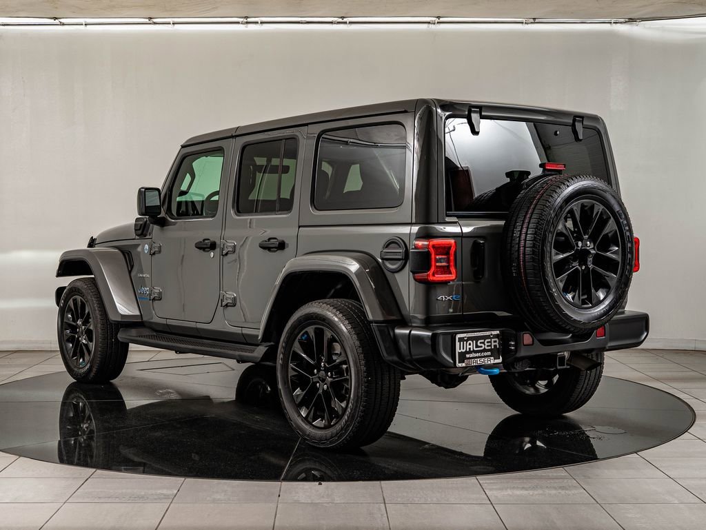 Used 2023 Sting-Gray Clearcoat Jeep Sahara 4xe image 7
