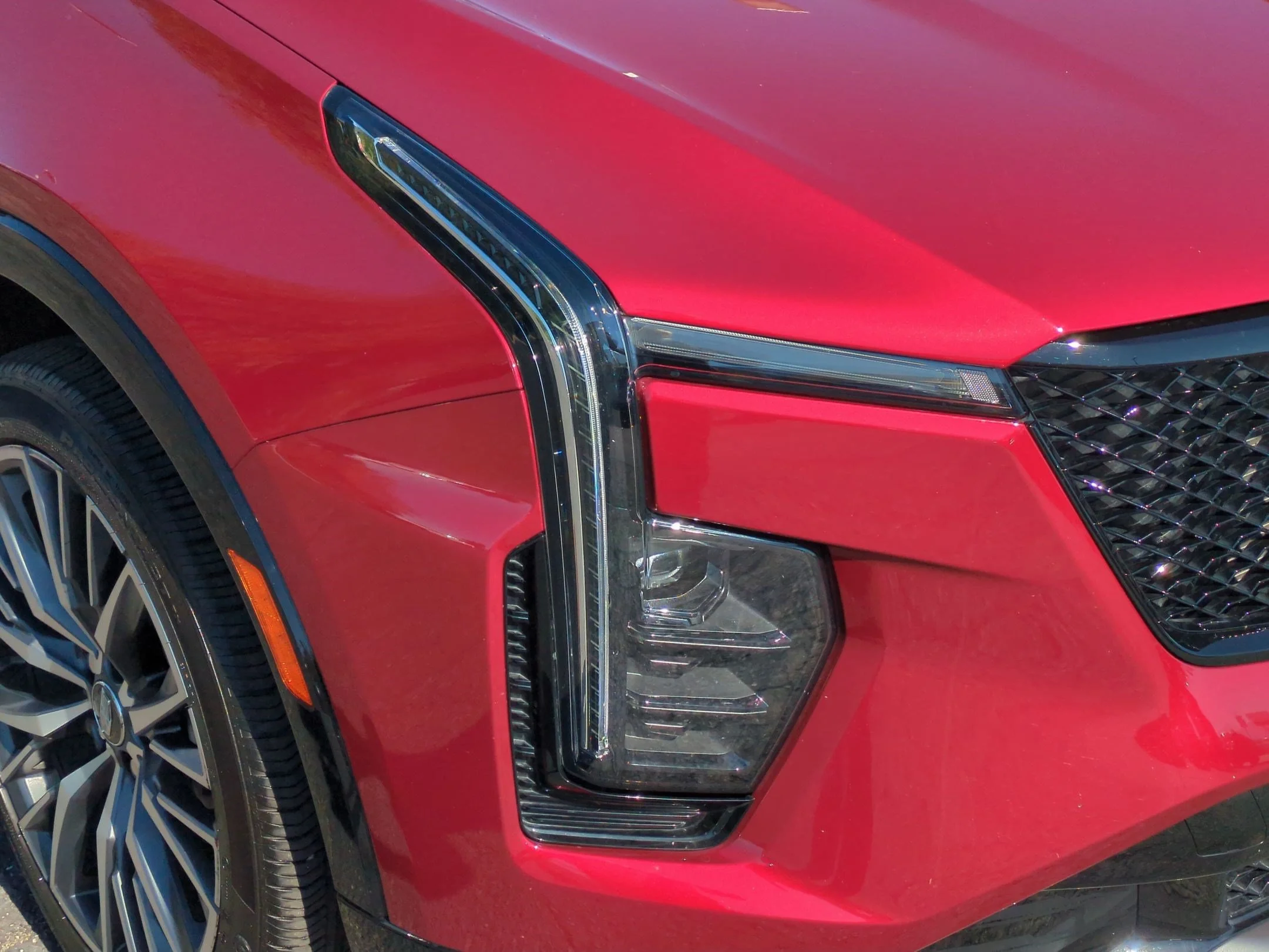 Used 2024 Radiant Red Tintcoat Cadillac AWD Sport image 10