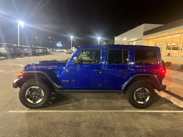 Used 2020 Blue Jeep Unlimited Rubicon image 1