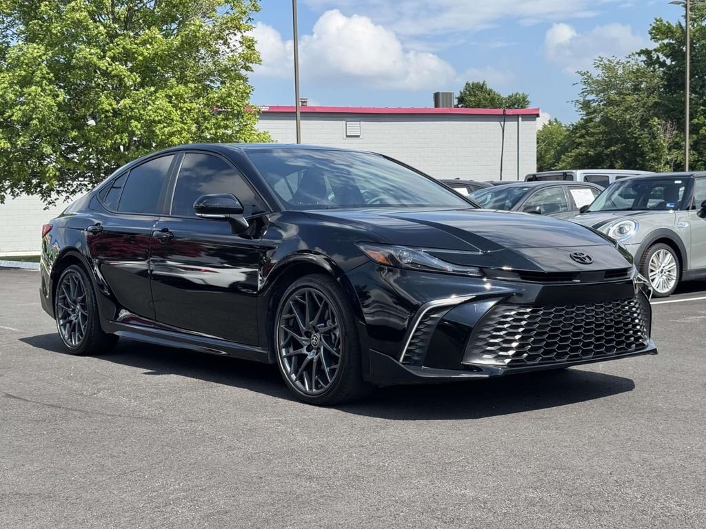 Used 2025 Black Toyota SE image 2