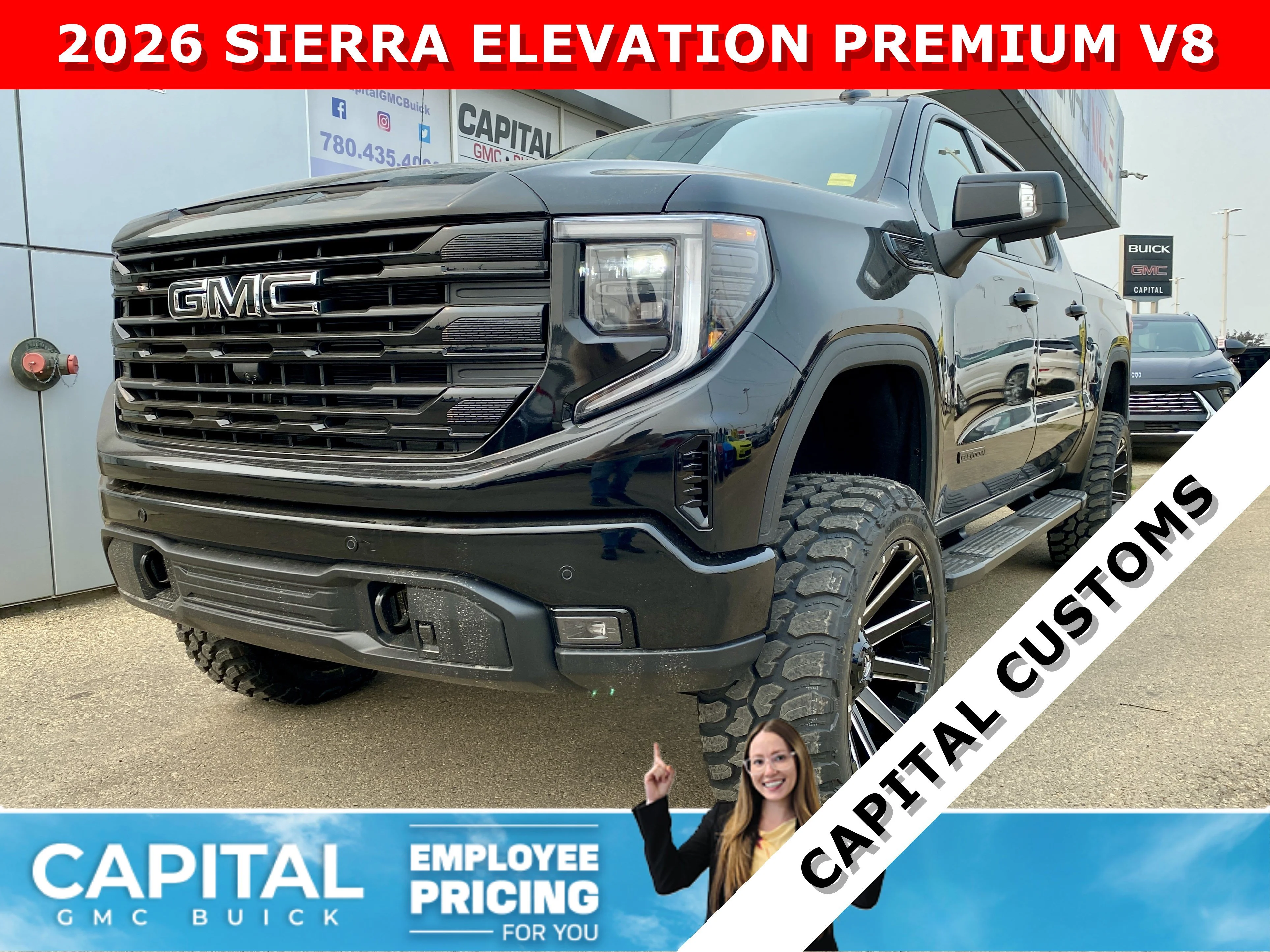 New 2026 ONYX BLACK GMC Elevation image 1