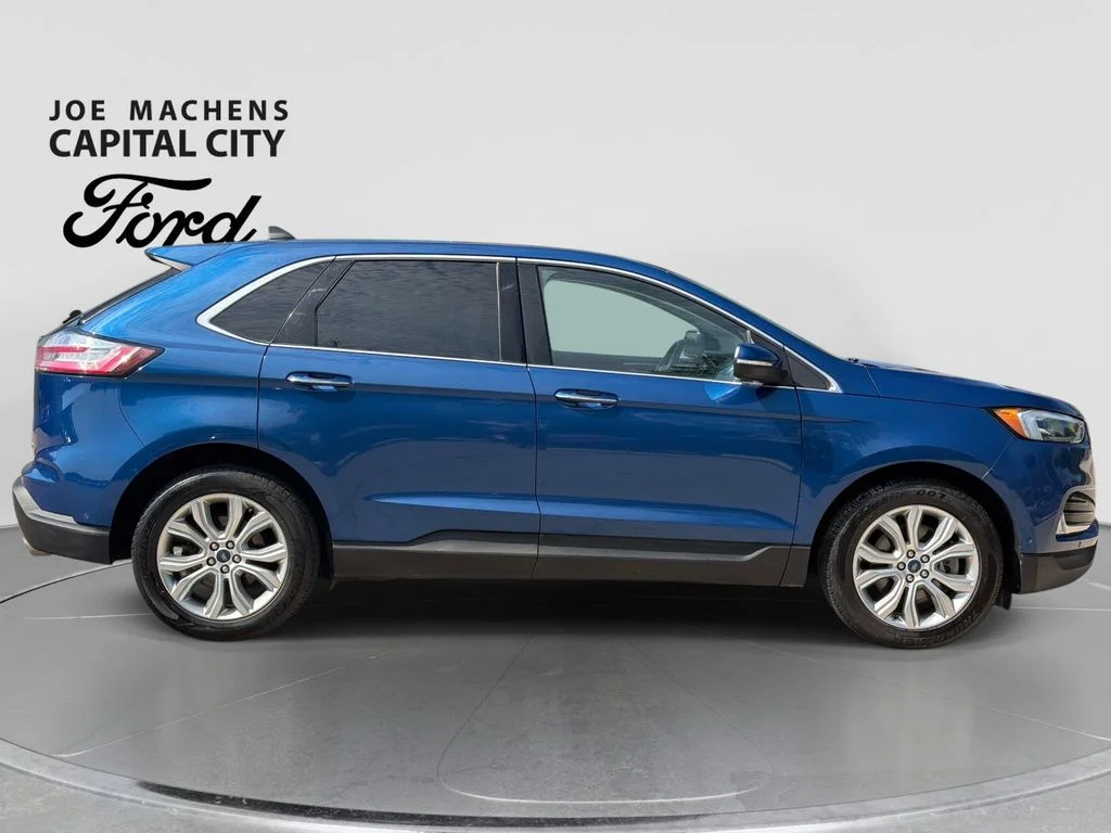 Used 2020 Blue Ford Titanium image 3