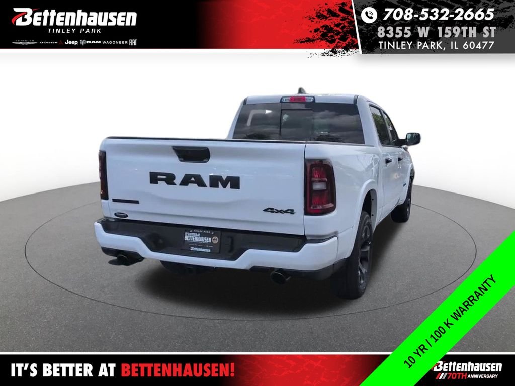 New 2026 Bright White Clear-Coat Exterior Paint RAM Big Horn image 7