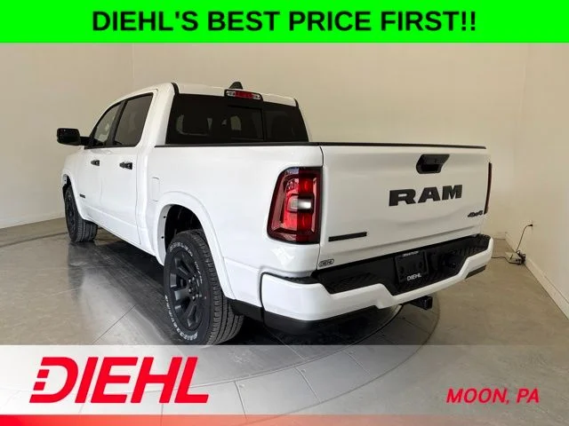 New 2026 Bright White Clear-Coat Exterior Paint RAM Big Horn/Lone Star image 5