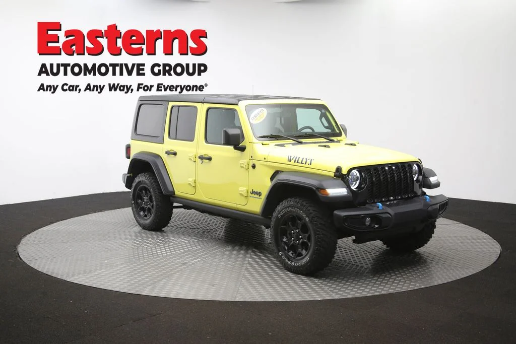 Used 2023 Yellow Jeep Willys 4xe image 49