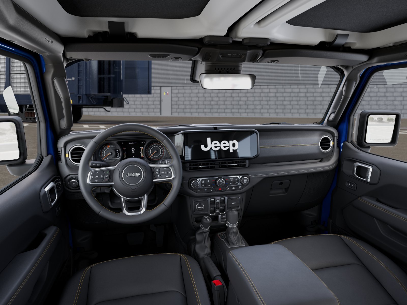 New 2026 Hydro Blue Pearl-Coat Exterior Paint Jeep Sahara image 8