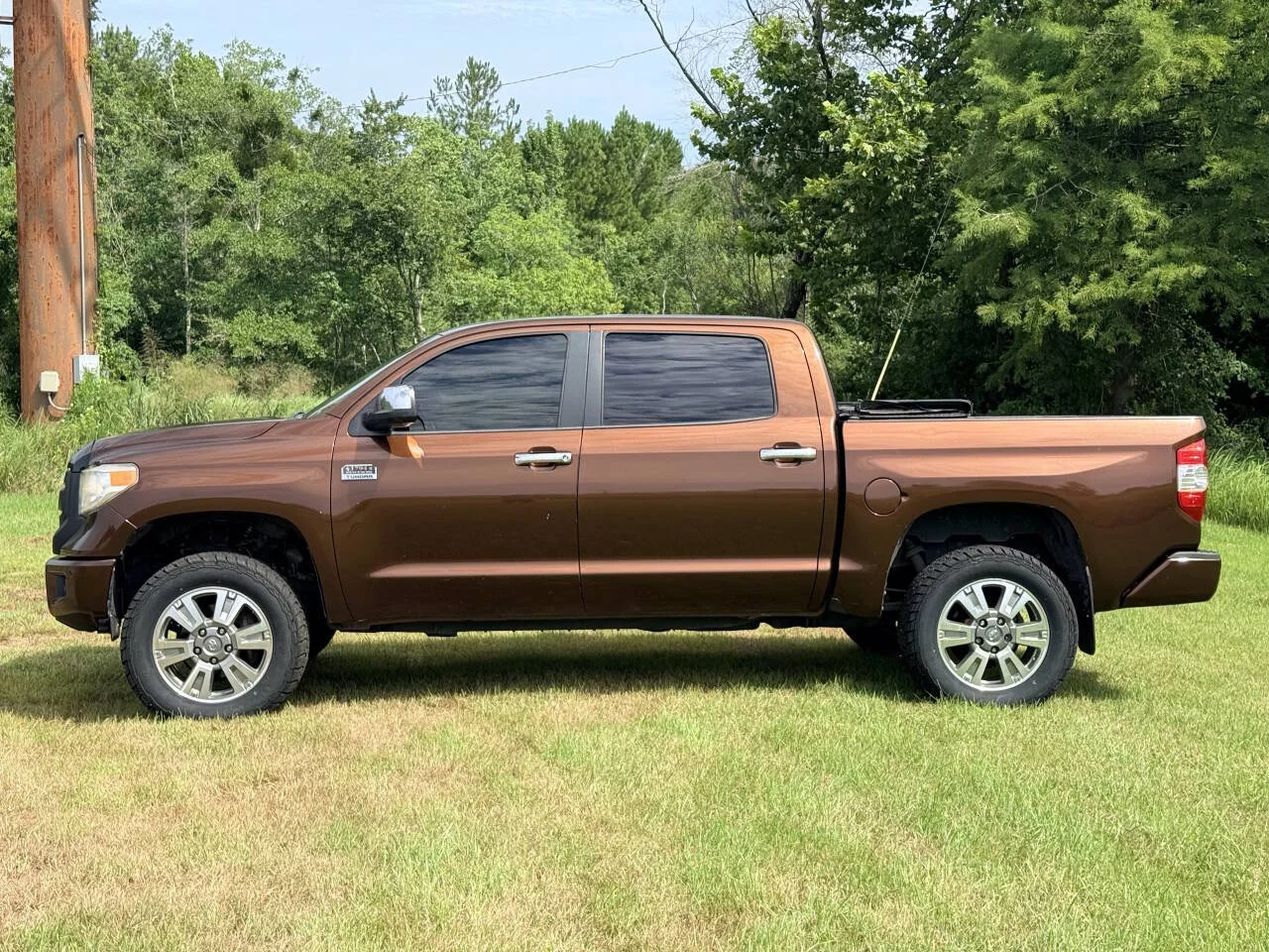 Used 2017 Brown Toyota 1794 Edition 4x4 4dr CrewMax Cab Pickup SB (5.7L V8 FFV) image 2