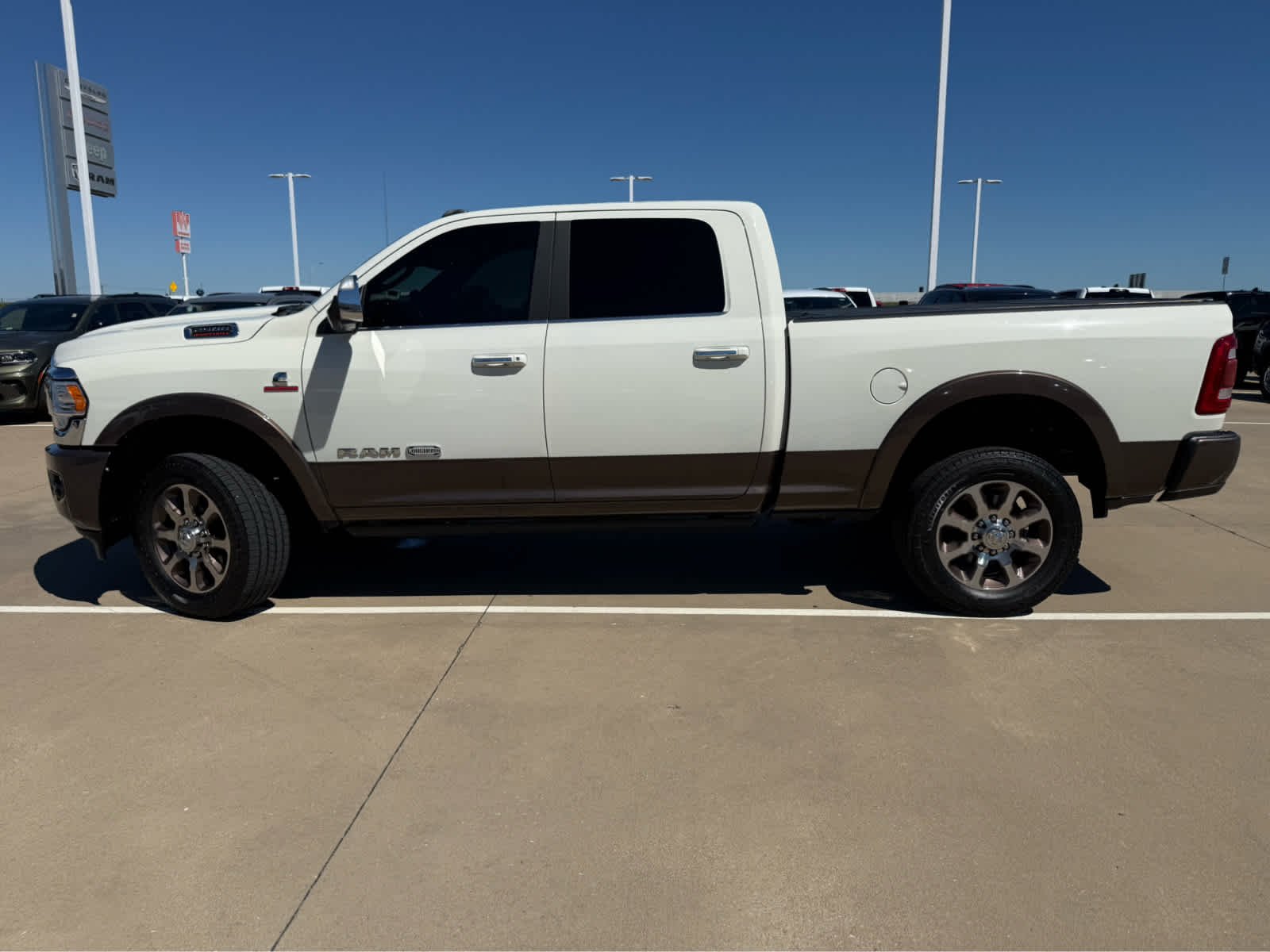 Used 2022 Pearl White Ram Longhorn image 9