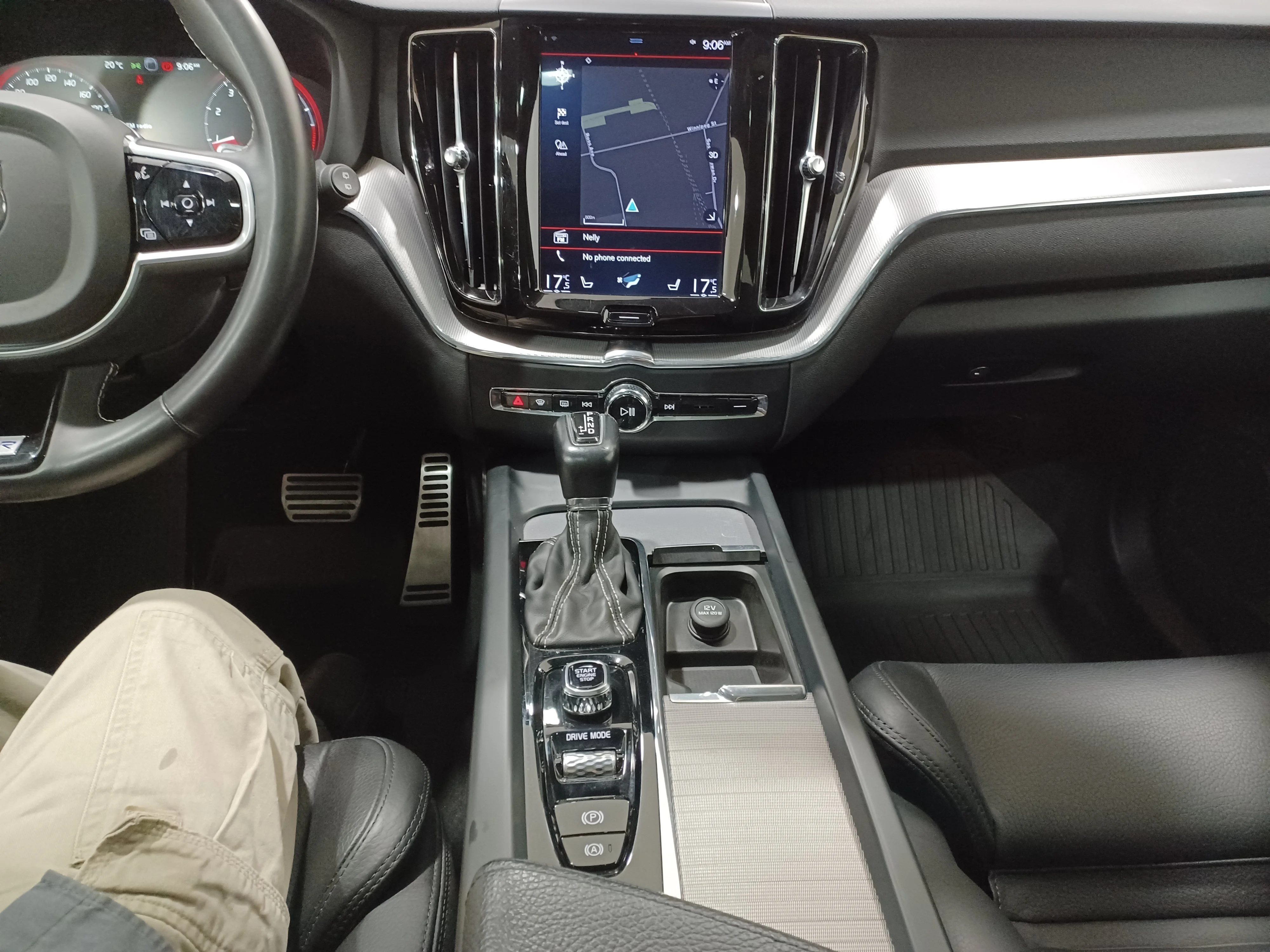 Certified Used 2020 Silver Volvo T6 R-Design AWD*Adaptive Cruise | Nav | Pano Roof | Htd Leather | Lane Keep Assist | Park Assist image 16