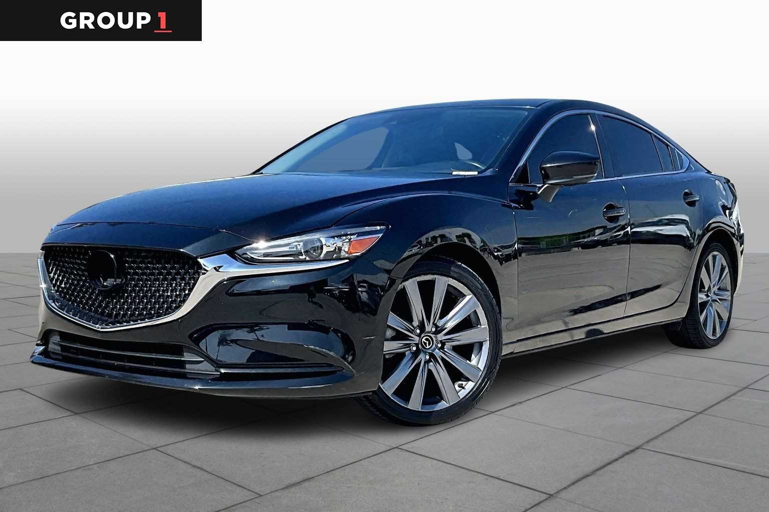 Jet Black Mica 2021 Mazda MAZDA6 Touring FWD Sedan Front-Wheel Drive 6-Speed Automatic