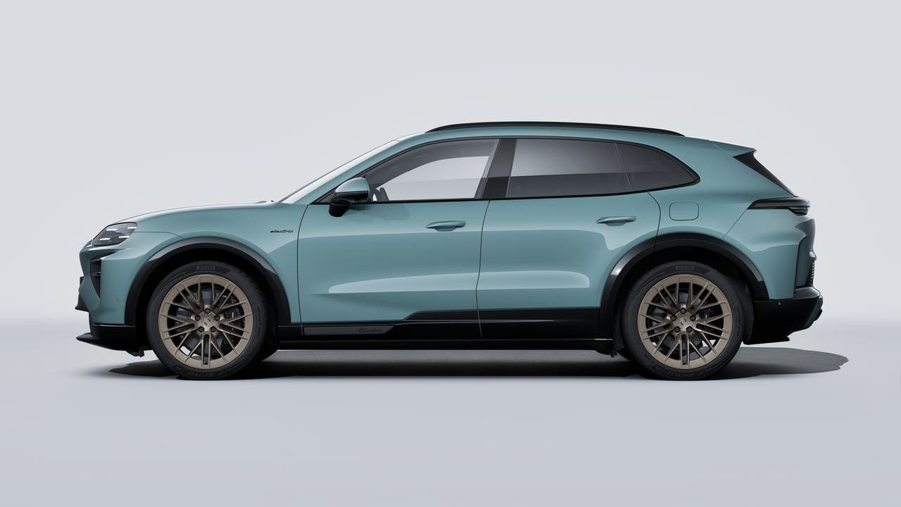 New 2026 Mystic Green Metallic Porsche Turbo Electric image 2