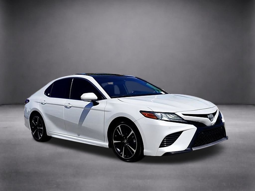 Used 2019 Beige Toyota XSE V6 image 1