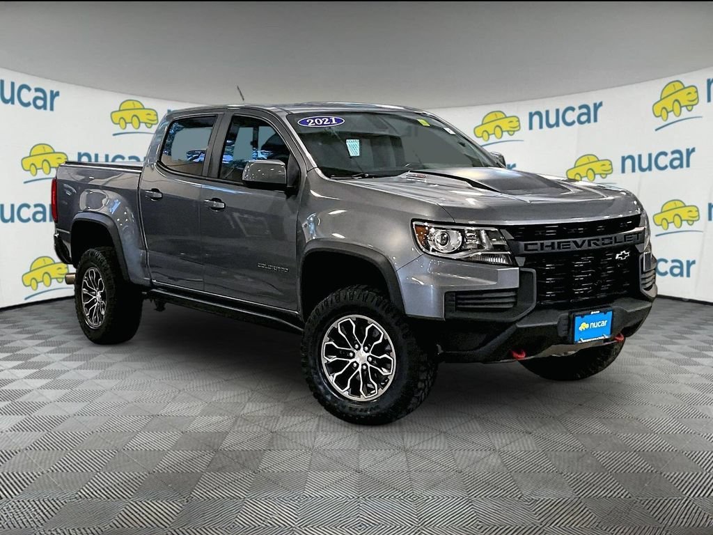 Used 2021 SATIN STEEL METALLIC Chevrolet 4WD ZR2 image 1