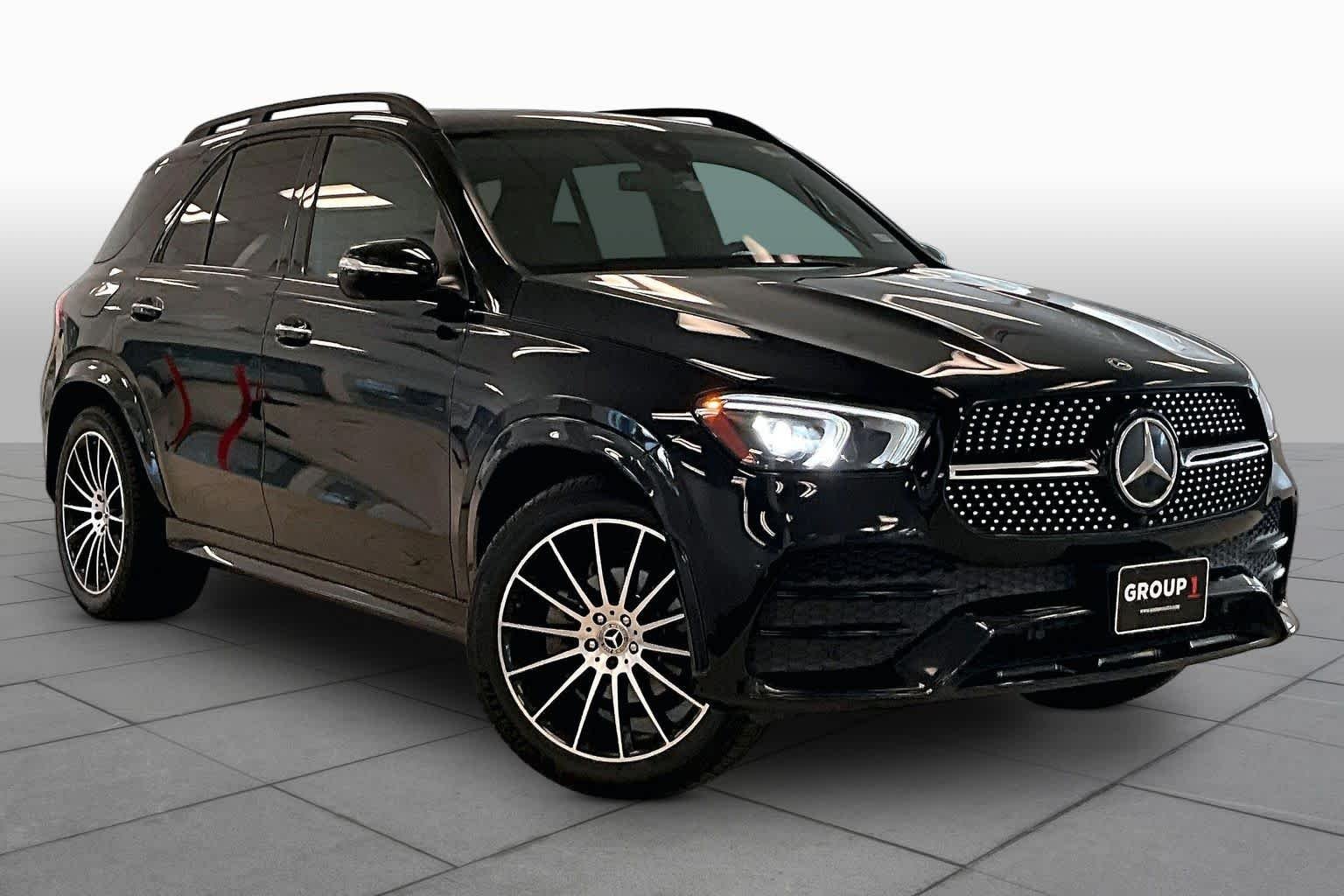 Used 2022 Obsidian Black Metallic Mercedes-Benz GLE 350 image 2