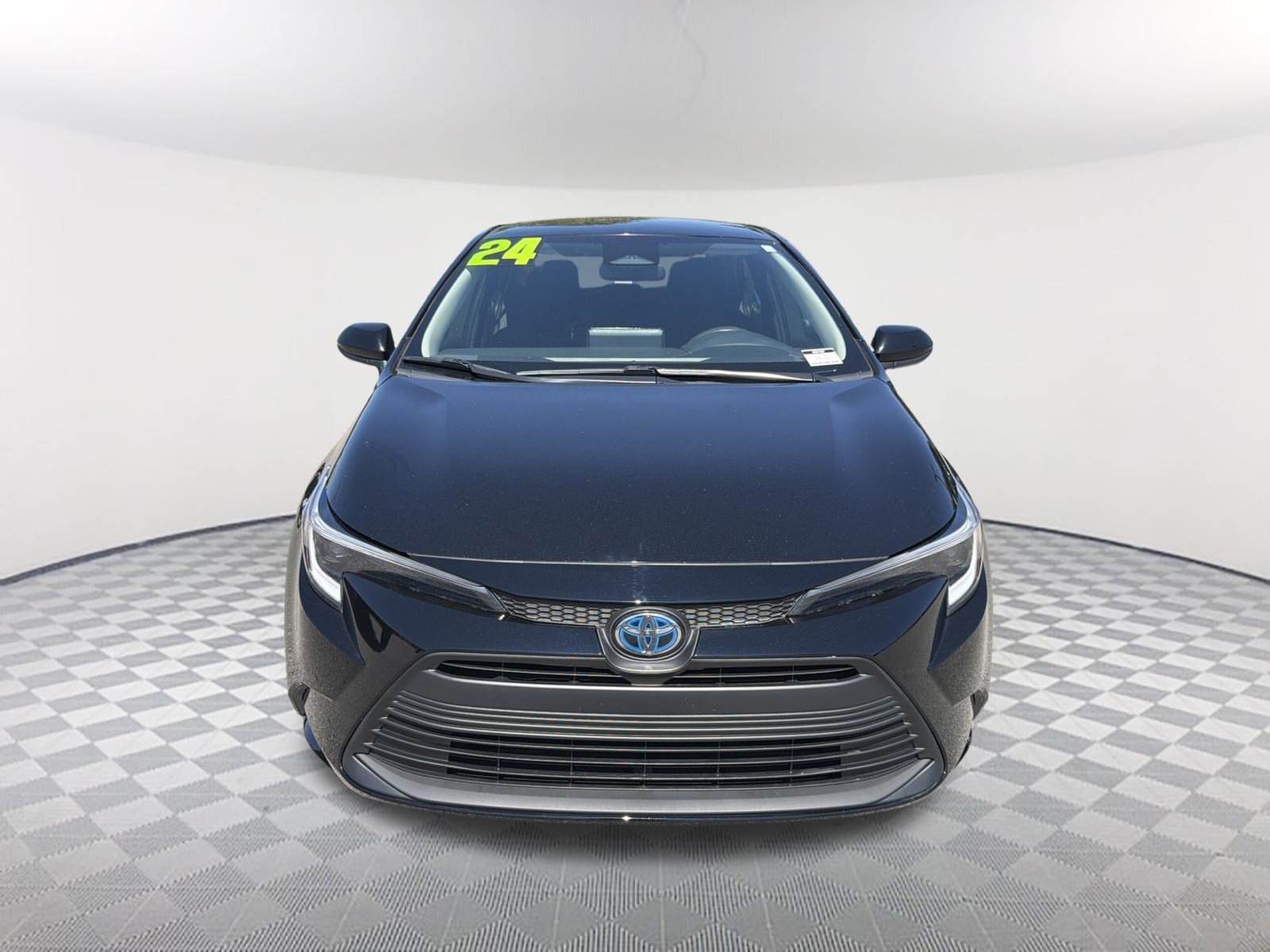 Used 2024 Midnight Black Metallic Toyota LE image 2
