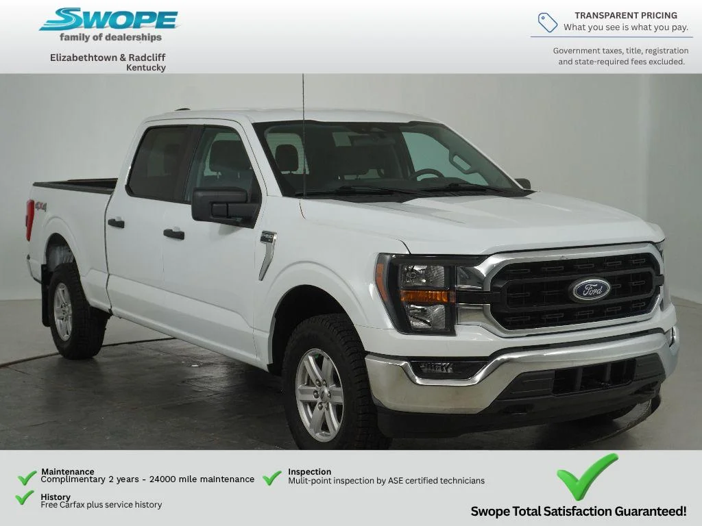 Used 2023 OXFORD WHITE Ford XLT image 1