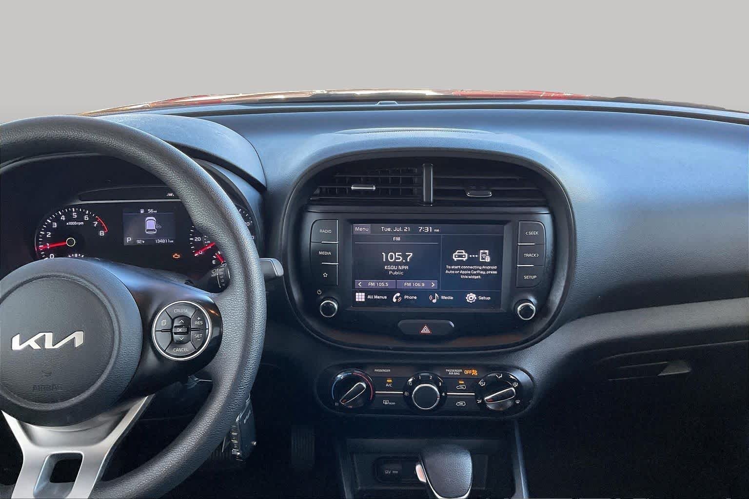 Used 2022 Inferno Red Kia LX image 7