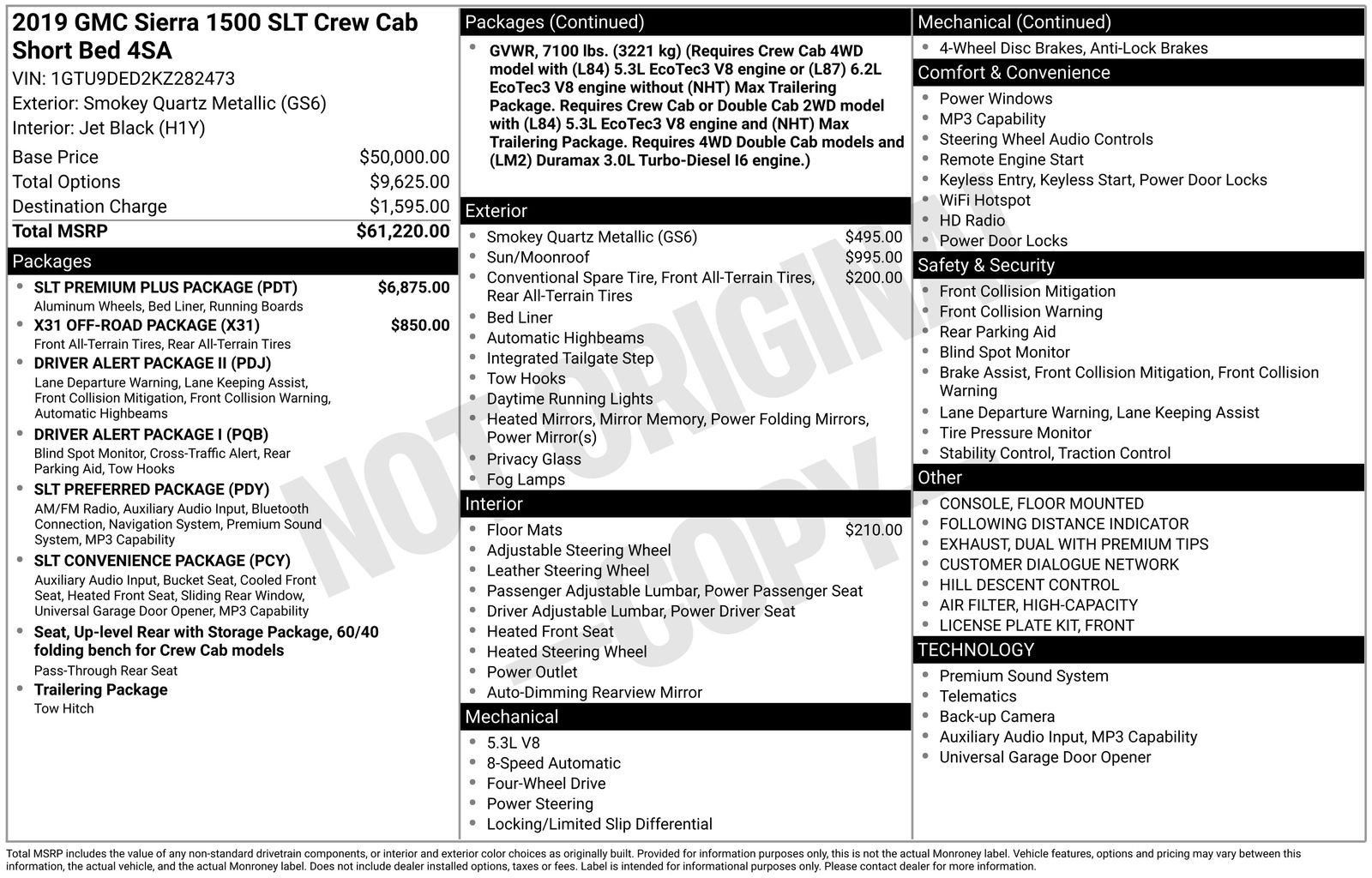 2019 GMC Sierra 4WD Crew Cab Short Box SLT's photo