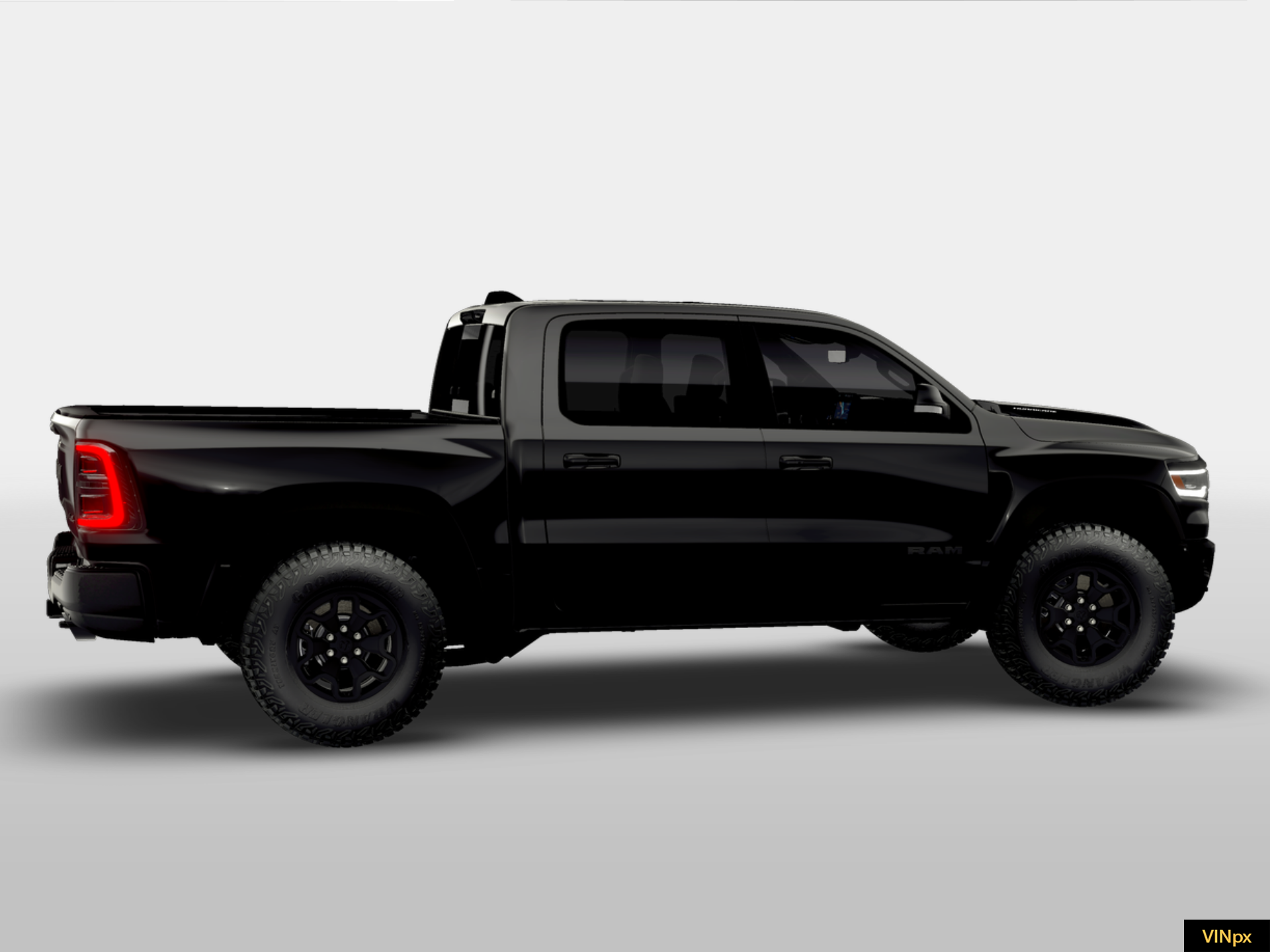New 2026 Diamond Black Crystal Pearl-Coat Exterior Paint RAM RHO image 15