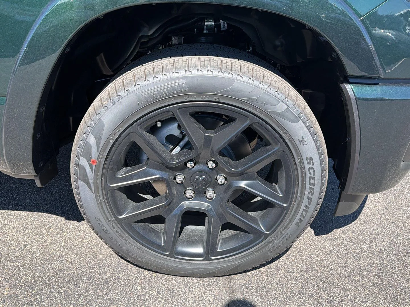 New 2026 Serrano-Green Metallic Exterior Paint RAM Laramie image 9