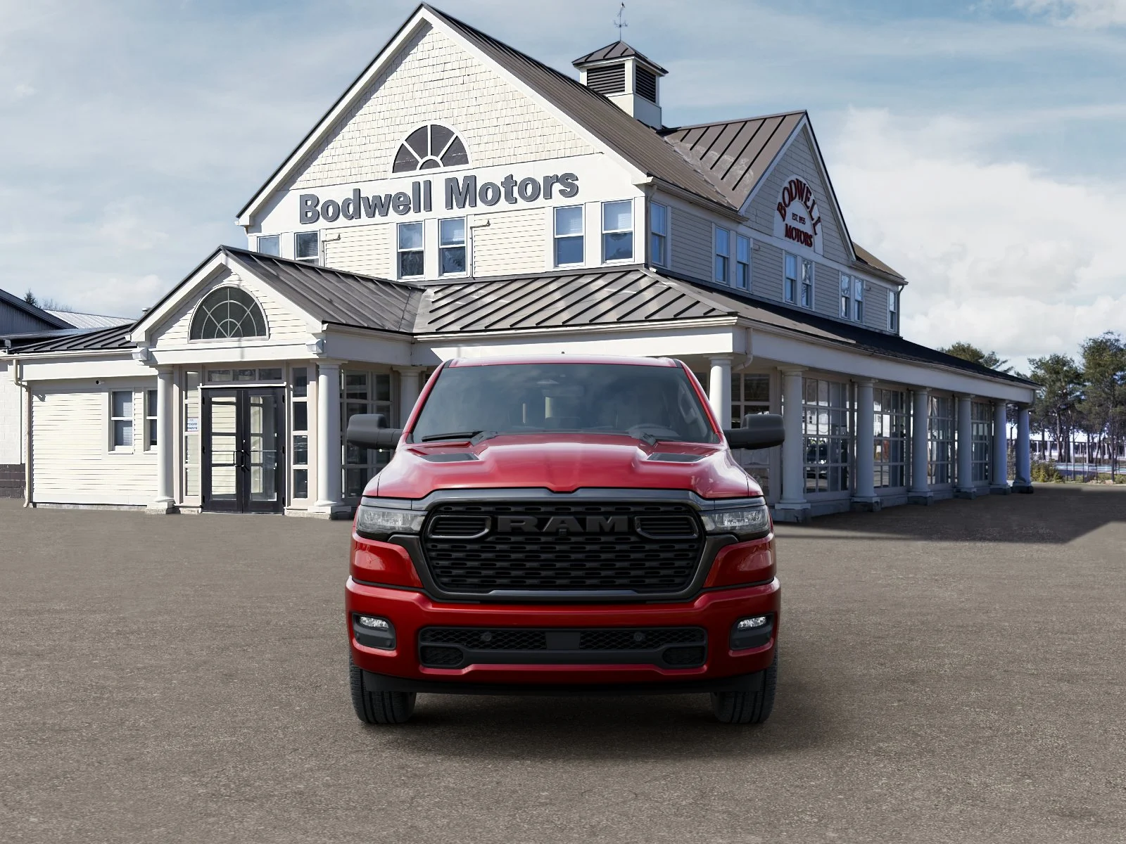 New 2026 Molten Red Pearlcoat RAM Express Quad Cab 4x4 6