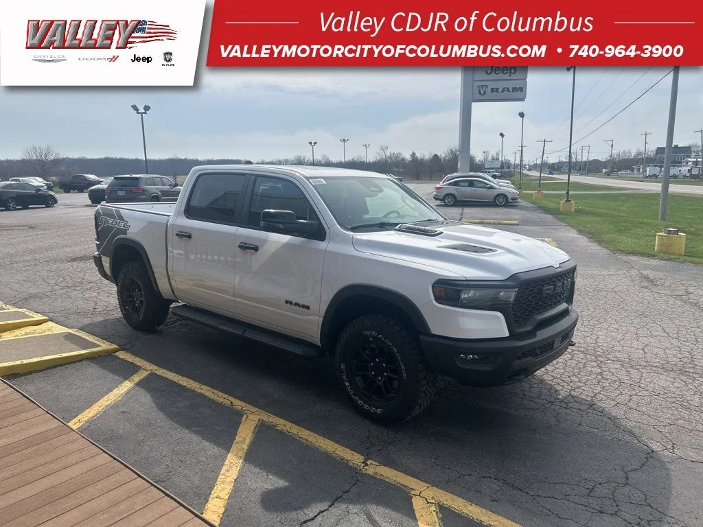 New 2026 Bright White Clear-Coat Exterior Paint RAM Rebel image 1