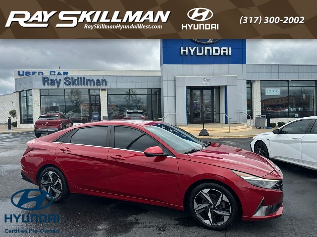Certified Used 2023 Red Hyundai Limited image 1