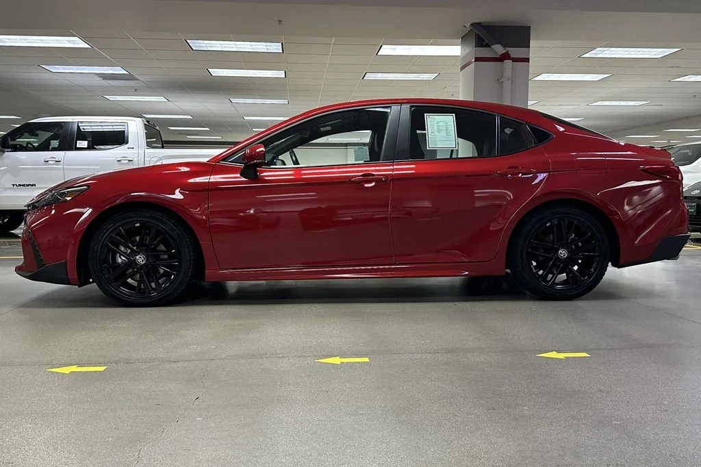 Used 2025 Red Toyota SE image 7