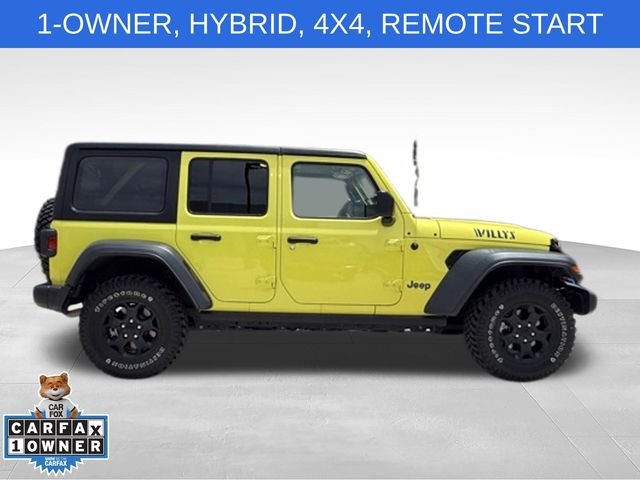 Used 2023 Yellow Jeep Willys 4xe image 3