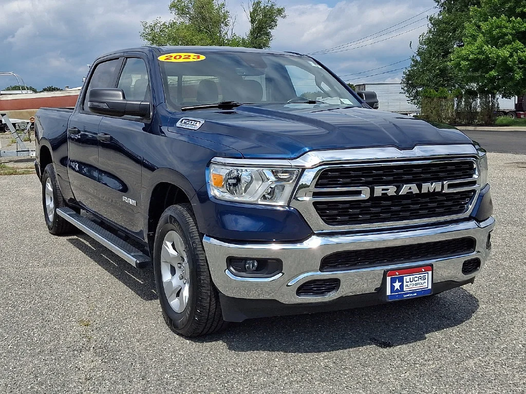 Used 2023 Patriot Blue Pearlcoat Ram Big Horn image 2
