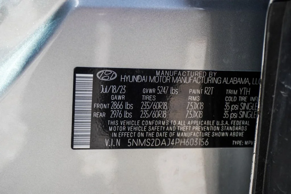 Used 2023 Silver Hyundai SEL image 43