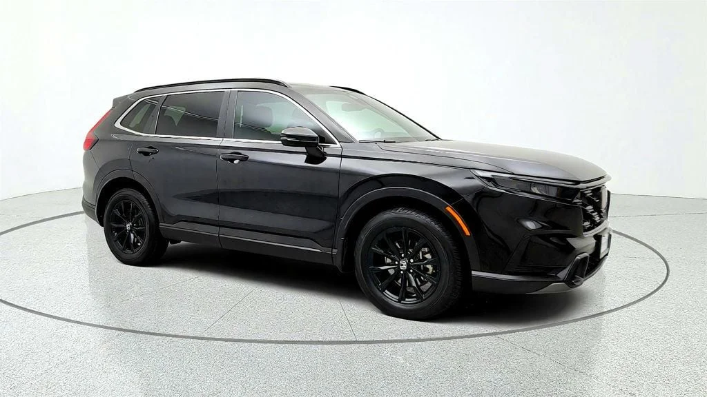 Used 2025 Crystal Black Pearl Honda Sport AWD image 3