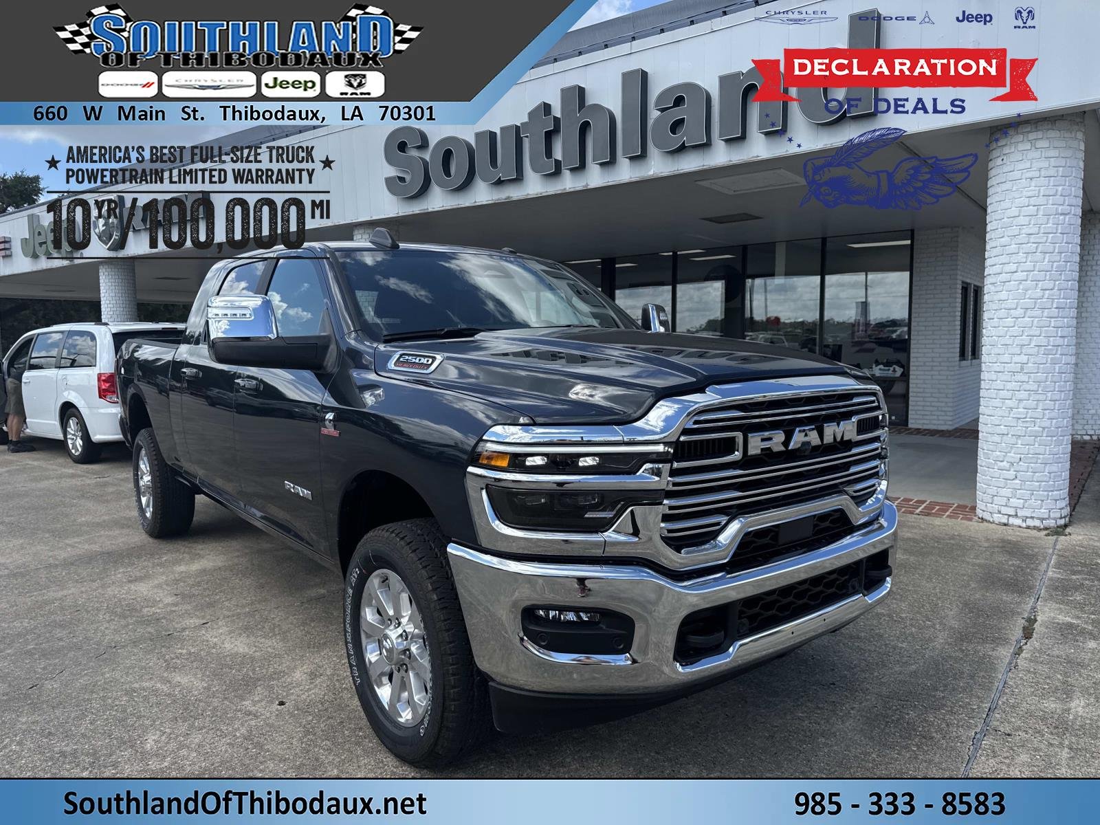 New 2026 Forged Blue Metallic Exterior Paint RAM Laramie image 1