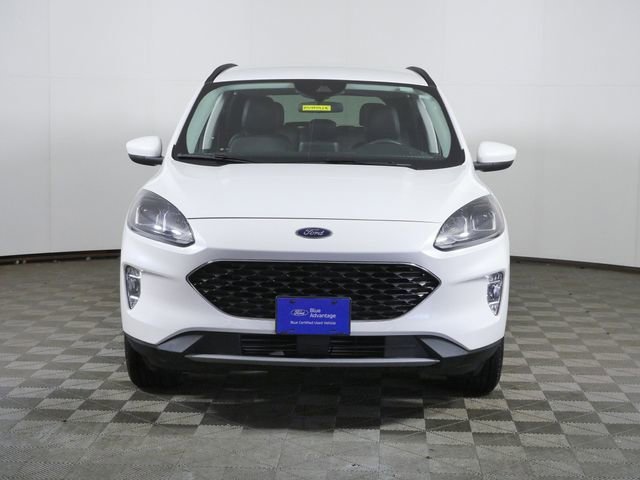 Certified Used 2022 Star White Metallic Tri-Coat Ford SEL image 3