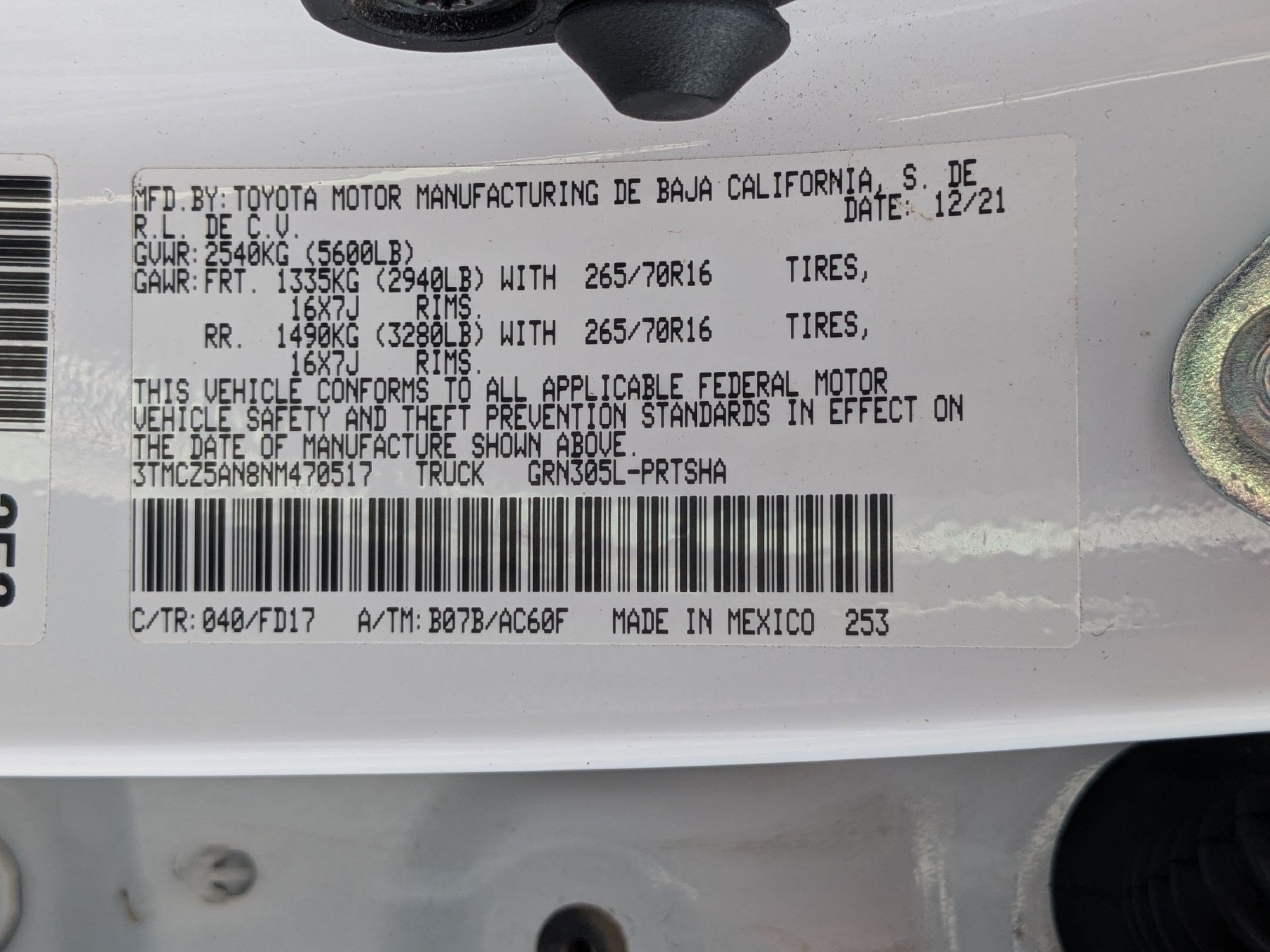 Used 2022 White Toyota TRD Off Road image 32