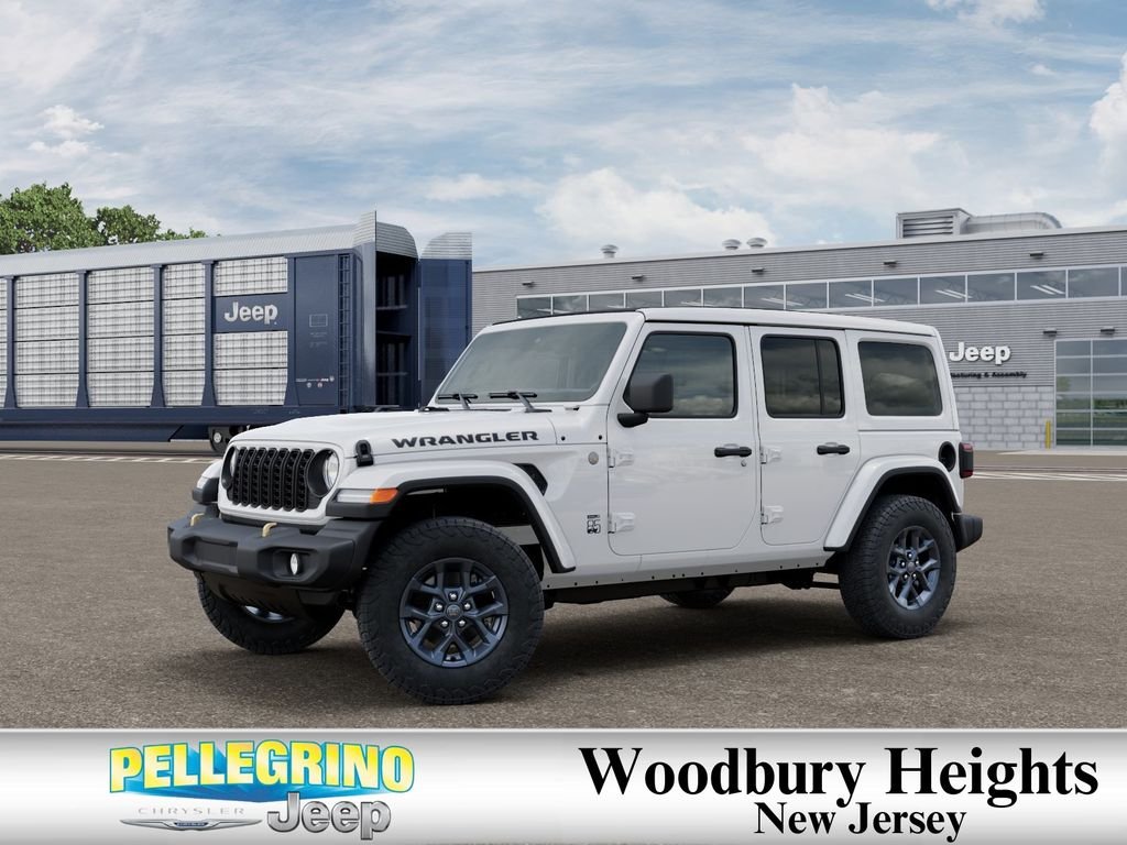 New 2026 Bright White Clear-Coat Exterior Paint Jeep 85th Anniversary Edition image 2