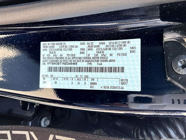 Used 2022 Blue Ford Lariat image 9