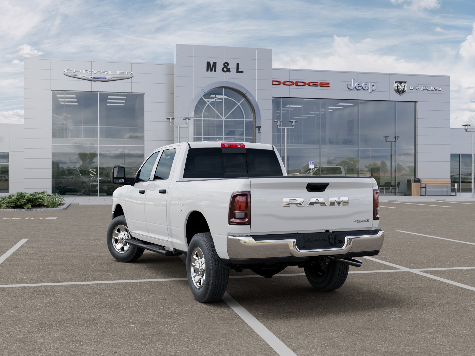 New 2026 Bright White Clear-Coat Exterior Paint RAM Tradesman image 30