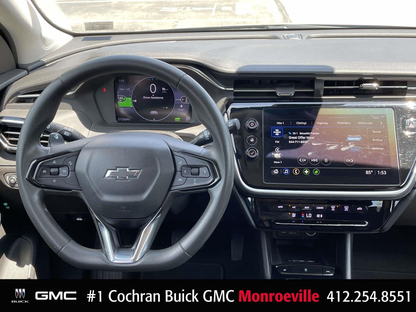 Certified 2023 Chevrolet Bolt EUV LT with VIN 1G1FY6S06P4198050 for sale in Zelienople, PA